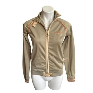 Luxirie Legends vintage track jacket pale green zip up - size Medium